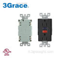 US GFCI Outlet GFI Self Autotest Socket